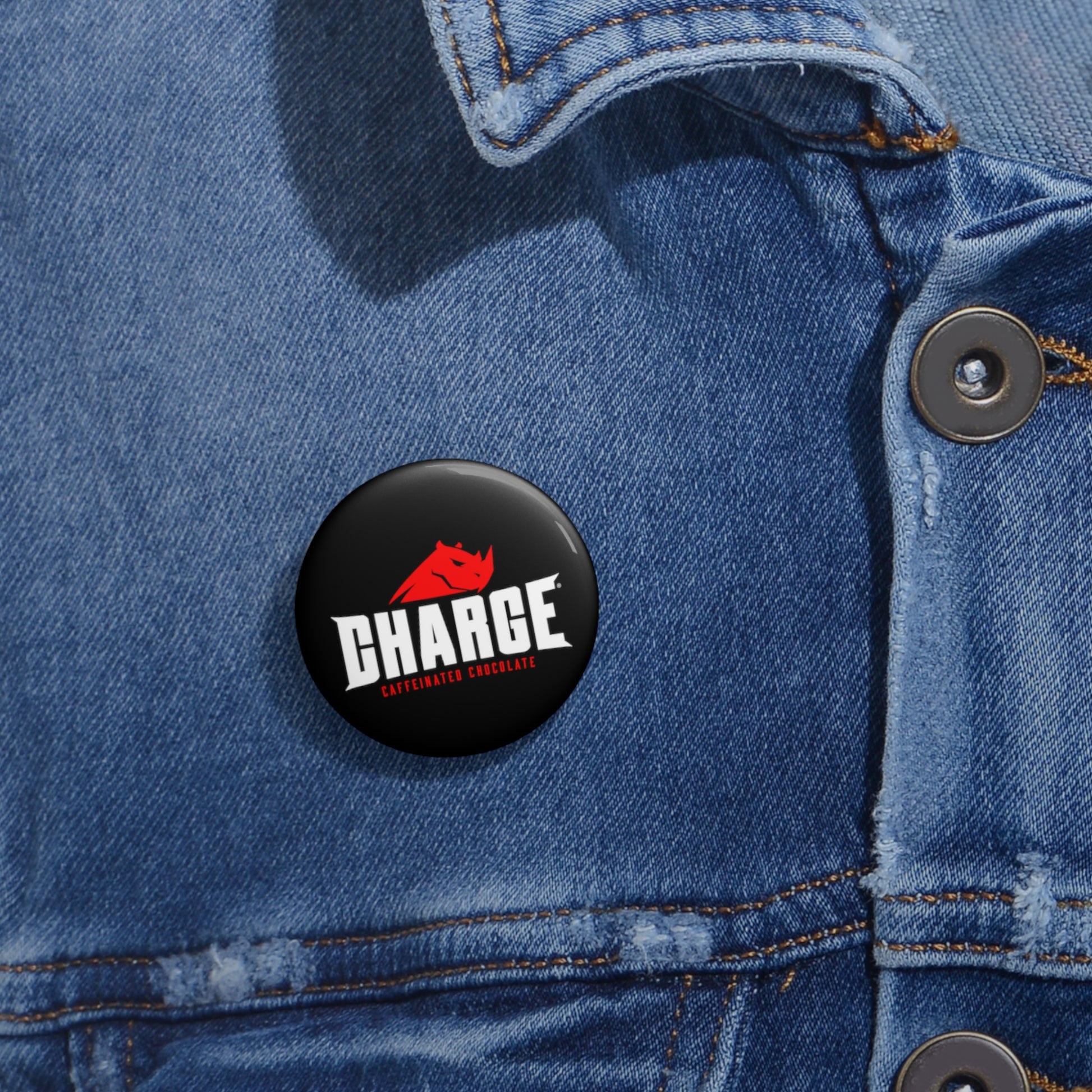 Charge Pin Buttons - CHARGE CHOCOLATE