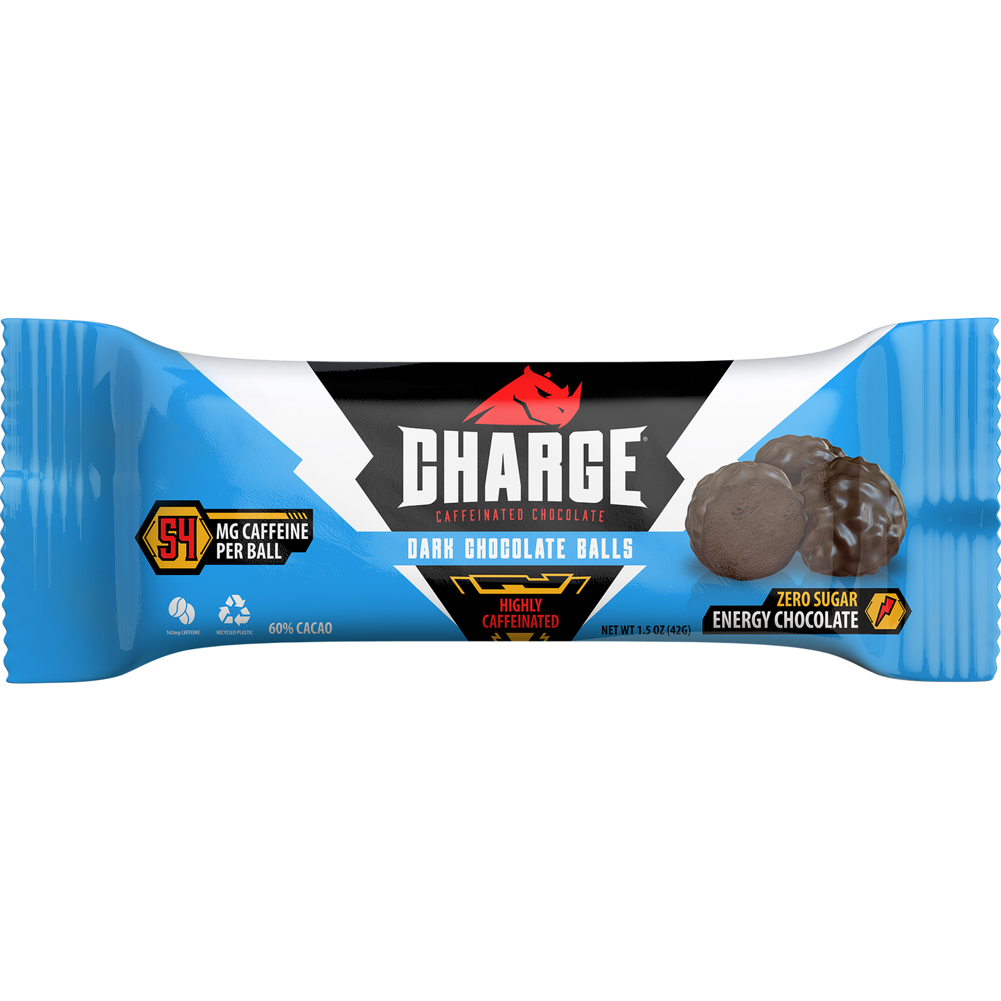 CHARGE DARK CHOCOLATE | TWELVE 3 PACKS